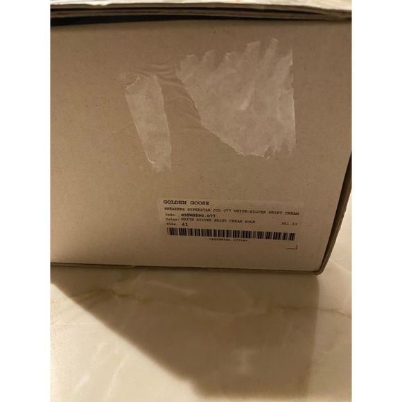 Golden Goose GGBD Super-Star Unisex White Silver 41 EUC/New? - Picture 10 of 11